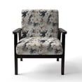 thumbnail image 4 of Designart "Zen Within Neutral Tropics II" Chaise d'Appoint Tropicale Blanche - Fauteuil Tropical pour Salon, 4 of 7