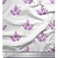 thumbnail image 1 of Soimoi Rayon Fabric Leaves & Floral Block Fabric Prints by Yard 42 Inch Wide, 1 of 3