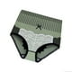 thumbnail image 4 of Ropa interior de mujer Abdomen Braguitas breves elásticas Calzoncillos de entrepierna sin costuras de cintura alta, Verde, M kenally  AP000977-04, 4 of 7