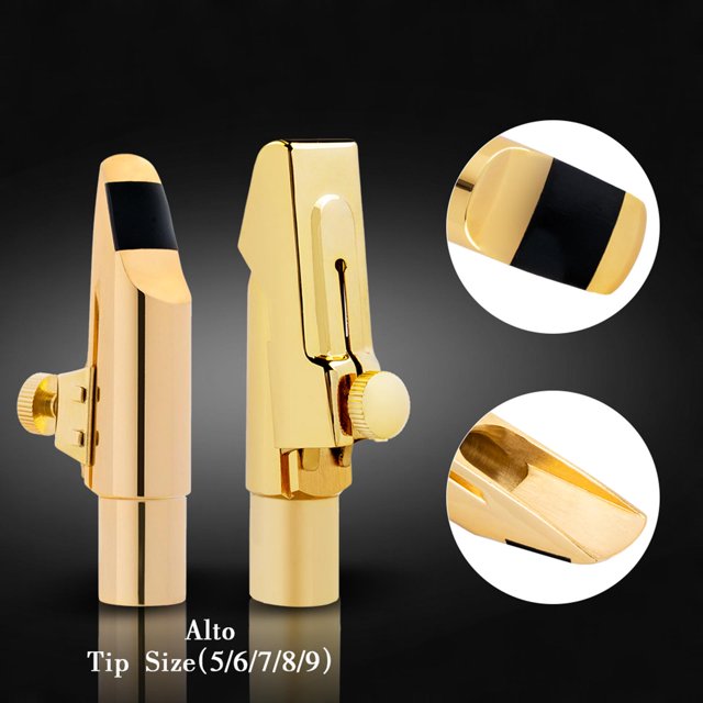 Professional Alto Saxophone Mouthpiece + Ligatures Replace accessories Alto Tenor Sax Mouthpiece for Professionals Beginners 5C Hugo boquilla de saxofón alto