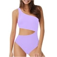 thumbnail image 2 of Traje de Baño con Falda Inferior Conservador Color Sólido Traje de Baño, 2025 Primavera Moda Dividida Conjunto Conjunto, 2 of 4