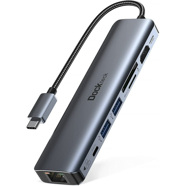 Hub USB C HDMI,Adaptateur Multiport USB C, Dock USB C pour MacBook