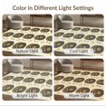 thumbnail image 7 of ODIKA 6'x9' Washable Area Rug Record Vinyl Vintage Turntable Scattered Music Symbols Shaped for Queen Size Bedroom, Under Bed, Master Suite, Easy Care, Non-Shedding, 7 of 7
