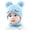 Blue, variant on NOKIO Unisex Kids Pom Pom Cable Knit Hat And Scarf Set Unisex Kids Wool Blend Hat And Scarf Set Kids Baby Boy Girl Pompon Hat Winter Warm Knit Crochet Beanie Cap Scarf