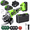 Green angle grinder 2*battery upgrade toolbox, variant on DGB Cordless Brushless Angle Grinder, Handheld Power Grinder for Cutting, Grinding and Polishing, Portable Electric Grinder for Metal, Wood and Tile Working