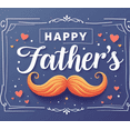 thumbnail image 4 of Mustache Design Backdrop Father's Day Banner Heart Decor for Father's Day Celebration Party Decoration Indoor Event, 4 of 7