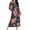 A01-Multicolor, variant on Fewfanhot Women's Floral Robe, Long Sleeve Ankle-Length Zipper Front Satin Bathrobes Sleepwear Loungewear with Pockets