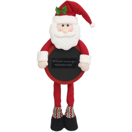 Holiday Time Pop-Up Chalkboard Decoration, Santa