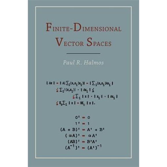 Pre-Owned Finite Dimensional Vector Spaces (Paperback)