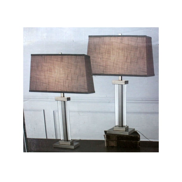 Bridgeport Designs Crystal Panel Table, Bright Daylight Floor Lamp Canada