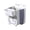 B-White, variant on Foldable Hanging Laundry Basket, Wall Mounted Hamper With Hooks, Collapsible Plastic Storage Basket For Bathroom