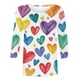 thumbnail image 4 of RKSTN Valentines 3/4 Sleeve Tops for Women Oversized Crewneck Valentine's Day Graphic Printed Short Sleeve T Shirt Womens Casual Round Neck Loose Comfy Loves Heart Print Three Quarter Sleeve Shirts, 4 of 6