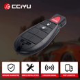 thumbnail image 3 of CCIYU 2PCS Uncut 3 Buttons Keyless Entry Remote Fob + 2PCS Lithium Battery Replacement fit fofor Volkswagen for Routan/ for Chrysler 300 Town Country/ for Dodge for Journey for Challenger M3N5WY783X, 3 of 5