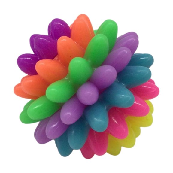 7 cm LED Multicolor Spiky Ball - Assorted Colors (Each)