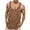 Brown, variant on Krdevn Men's Solid Loose Athletic Tank Tops, Breathable Comfortable Fitness Apparel, Versatile Sleeveless Workout Vest for Spring Summer,Tank Tops Men,3XL