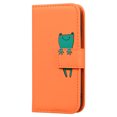thumbnail image 2 of Feishell Case for Samsung Galaxy A54 5G (6.4 inch),Cartoon Animal Magnetic Buckle Folio Credit Card Slots Shockproof PU Leather Flip Kickstand Anti-Scratch Wallet Phone Case,Orange, 2 of 10