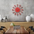 thumbnail image 6 of Kitchen Cutlery Wall Clock with Forks and Spoons for Home Decor - Red, 6 of 8
