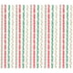 thumbnail image 1 of ColoMX Pajitas de beber para fiestas temáticas navideñas 200pcs Suministros para fiestas Paja desechable, 1 of 8