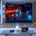 thumbnail image 5 of Mini Portable Projector, Smart Projector with Android TV 11, WiFi 6, Bluetooth 5.0, 160 ANSI, 8K Support, Motorized Focus & Intelligent Keystone Correction, 5 of 7