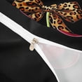 thumbnail image 4 of Erosebridal Girls Cute Bowknot Cherry Kids Duvet Cover Set,Leopard Cheetah Print Bowtie Bedding Full For Bowknot Lovers,Reversible Black,3 Pieces(No Comforter), 4 of 6