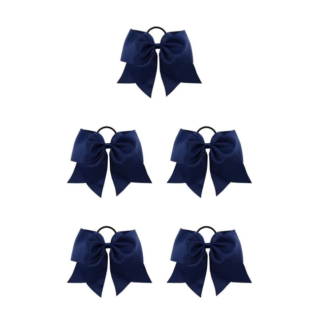 Sonducket Banda para el cabello grande Nudo de lazo Adornos elásticos Decorativos ajustables Sin enganches Elásticos Bobbles Scrunchies para Type2 NO2