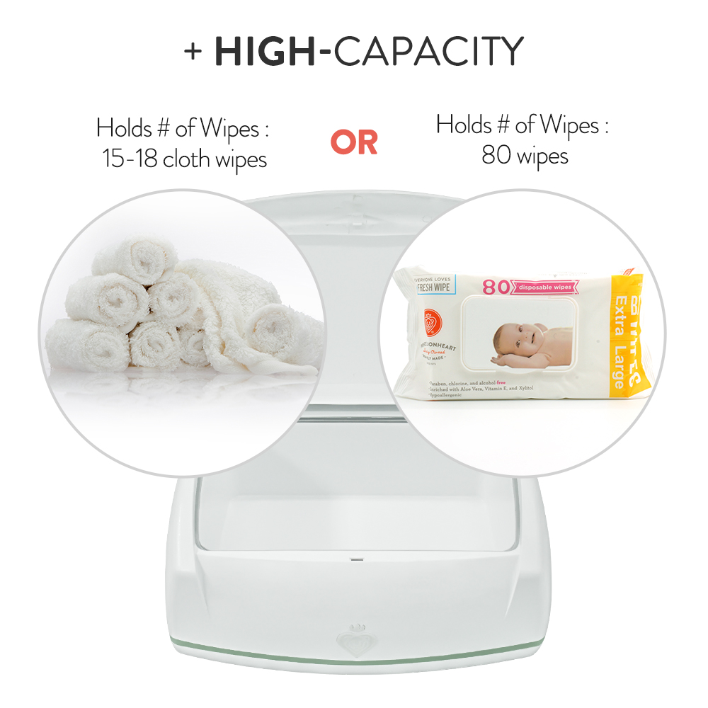 Prince Lionheart Warmies Wipes Warmer with 4 Reusable Cloth Wipes photo 5