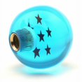 thumbnail image 5 of Modificación del coche, bola azul, cabezal de engranaje, palanca de cambios manual en forma de estrella, cabezal de palo ondulado, engranaje de balonmano, 5 of 5