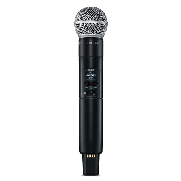 Transmisor portátil Shure SLXD2/SM58 con micrófono vocal SM58