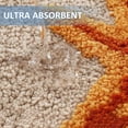 thumbnail image 5 of Beach-Themed Plush Bath Mat, Starfish Story Non-Slip Rug with Non-Slip Backing, Soft Absorbent Polyester Floor Mat for Bathroom, Machine Washable Bath Mats 20 x 31 Inches, 5 of 7