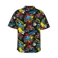 thumbnail image 3 of Haiem Monster Car Printed Hawaiian Shirt for Men - Men’s Casual Beach Summer Shirts - Stretch Fabric with Modern Fit-Large, 3 of 9