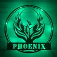 thumbnail image 4 of Handmadetneonsign Phoenix Bird Metal Wall Art Light, Phoenix Metal Sign Wall Decor, Bird Metal Decor, 4 of 5