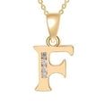 thumbnail image 1 of DPTALR Collier Pendentif Chaîne avec Nom en Anglais pour Femmes, Cadeau, 26 Lettres, 1 of 1