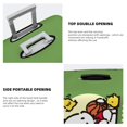 thumbnail image 5 of Cute Anime Cartoon Pochacco Travel Suitcase Protective Cover Trunk Case Washable Elastic Luggage Cover Fits Medium Suitcase Protector Baggage With Concealed Zipper Gifts, 5 of 5