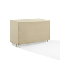 Crosley Furniture Outdoor Storage Deck Box Cover in Tan
