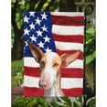 thumbnail image 3 of Podenco Canario Dog American Flag Garden Flag, 3 of 3