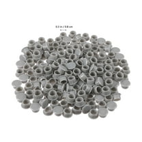 MLINS  200 Pcs Screw Cover Decorative Kitchen Cabinet Door to Holes Cap Plugs Grey