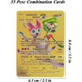 thumbnail image 4 of 55 PCS- Gold Foil Poke Card Assorted Cards TCG Deck Box,can be Used as a Card Group for Games or Collections, 4 of 5