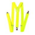 thumbnail image 2 of CHUANK Mens / Womens One Size Suspenders Adjustable  Neon Yellow, 2 of 2