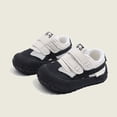 thumbnail image 4 of Dakaela 6M-6Y Toddler Boy Girl Slip on Walking Shoes Lightweight Retro Barefoot Sneakers with Hook and Loop Straps, 4 of 7