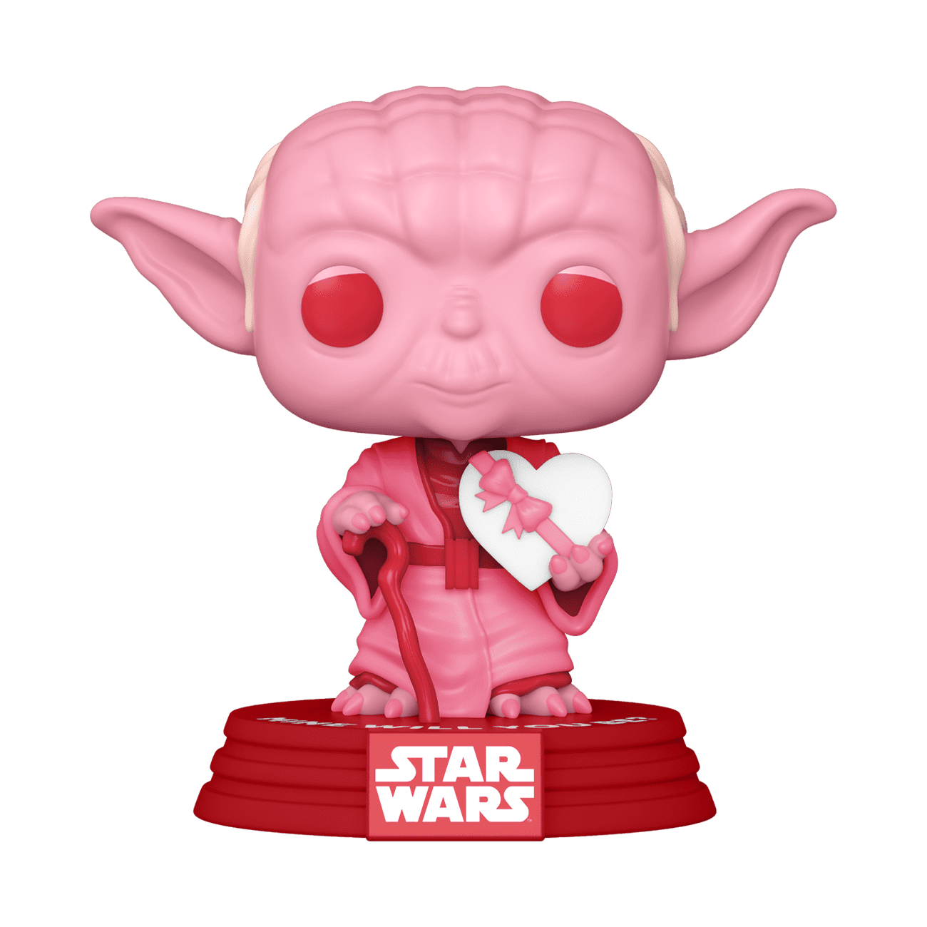 Funko POP! Star Wars: Valentines - Yoda with Heart - Walmart.com