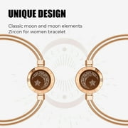 TOTWOO Touch Bracelets for Couples, Vibration & Light up for Love Couples | Long Distance Relationship Gifts for Girlfriend