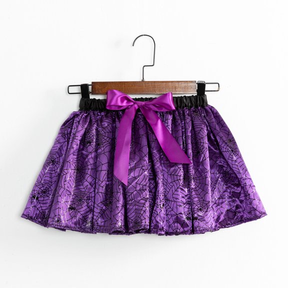 Girls Kids Halloween Tulle Tutu Skirt – Cute Party Dress for Kids Aged 2-11 Years – Ballet Dance Skirt for Halloween Party and Daily Wear
