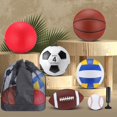 thumbnail image 4 of Set de pelotas deportivas Realspring, 6 unidades, con bolsa y bomba, 4 of 6