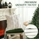 thumbnail image 5 of Paquete de 2 fundas de almohada con diseño de árbol de Navidad y copos de nieve, 45 x 45 cm, de poliéster suave, para sofá, silla, decoración de sala de estar Yulucky, 5 of 8