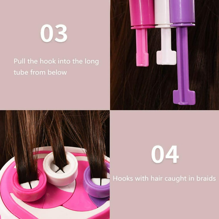  Hair Braider Kids Styling Hair Tool Electric Automatic Hair  Braider Tool Styling Tool for Girls Kids : Beauty & Personal Care