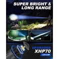 thumbnail image 3 of Linterna Tactica Victoper P70G 2P LED 1000 Lumenes Recargable 5 Modos Zoomable Pack 2 Unidades, 3 of 5