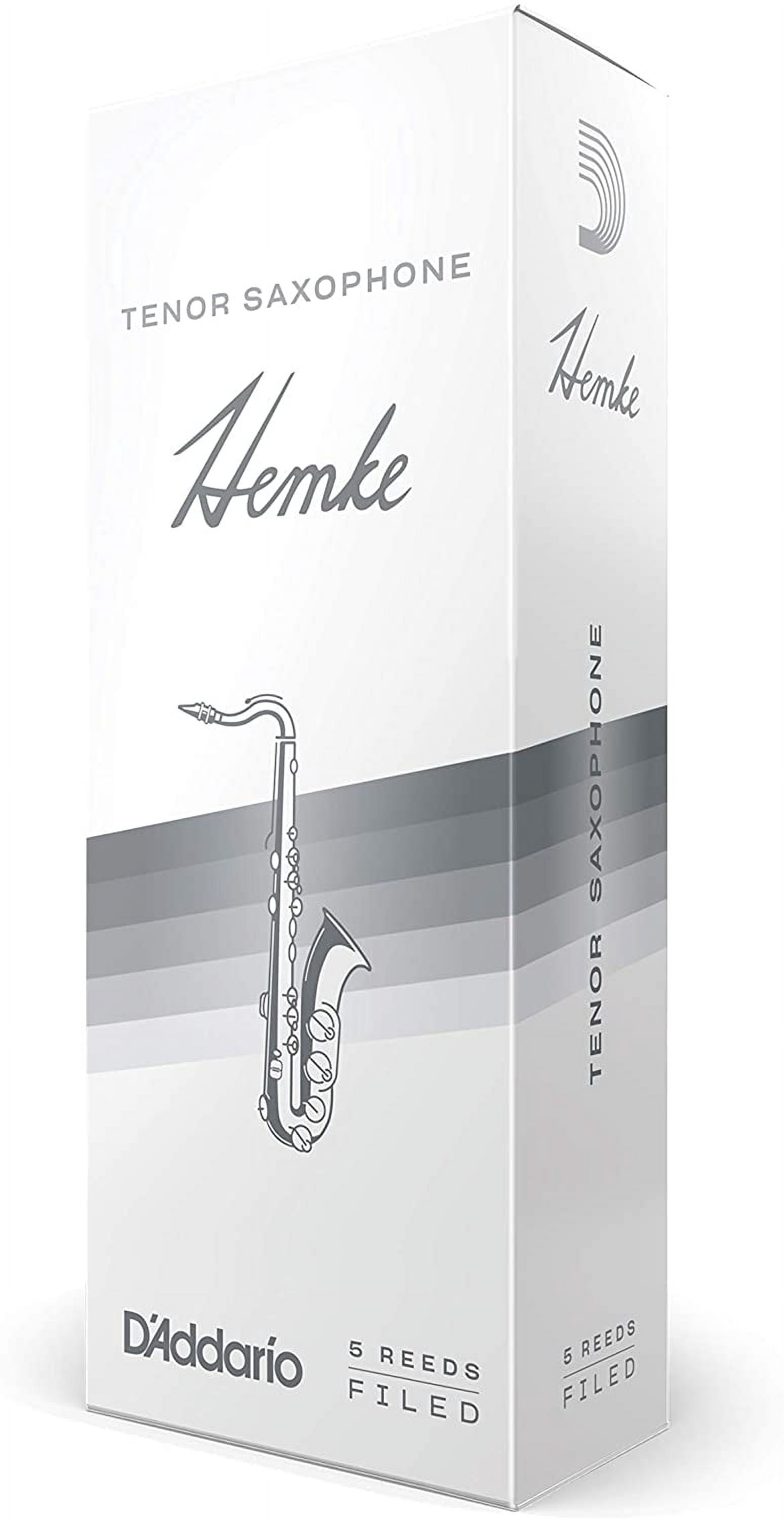 D'Addario Frederick L. Hemke Tenor Saxophone Reeds | Strength 2.0 | 5 Pack