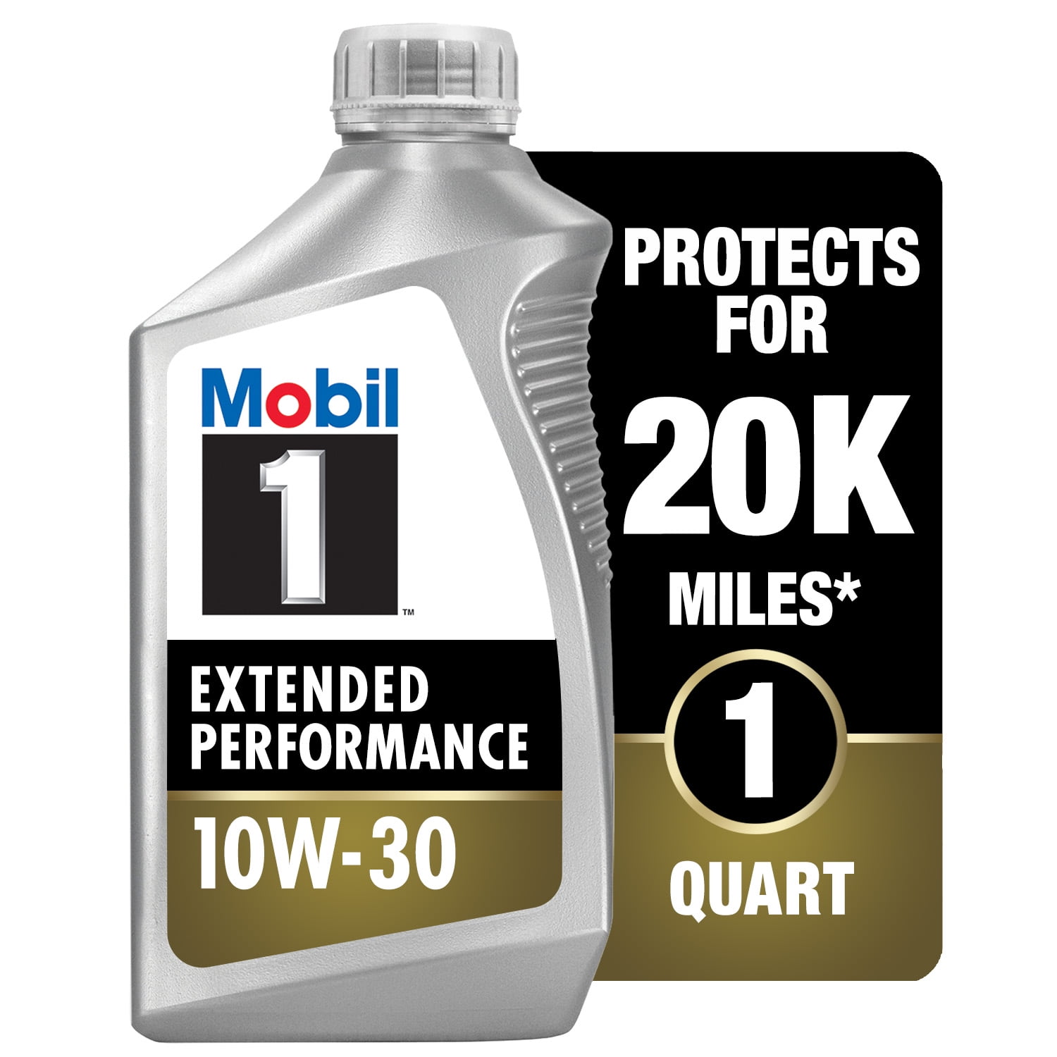 Mobil 1 Extended Performance Full Synthetic Motor Oil 10W30, 1 qt