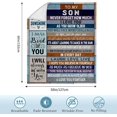 thumbnail image 3 of LHSHID Birthday Gifts for Dad Blanket Flannel Soft and Comfortable Anti static Bed Sofa Blanket 50x60in, 3 of 5