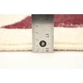 thumbnail image 6 of eCarpetGallery Modern Living Room Area Rug, 5'3" x 7'3", Cream-Bordeaux, Presly, 6 of 9